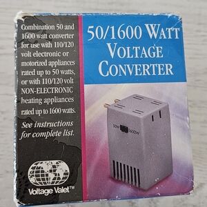 Voltage Valet - Model VCCB 50 to1600 Watt Switchable Voltage Converter Travel